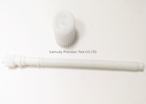 POM Gear Plastic Injection Molding Parts Nature Color Texture Surface