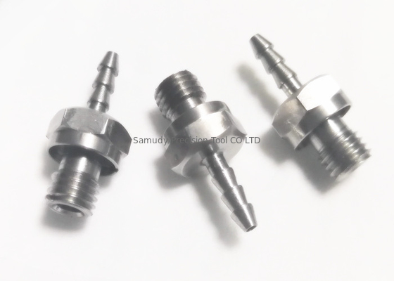 Durable 5 Axis CNC Parts Stainless Steel Connector Sand Blasting Finish