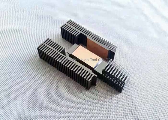 Pure Copper Cnc Machine Spare Parts Heatsin Skiving For Electronic RAM Chip