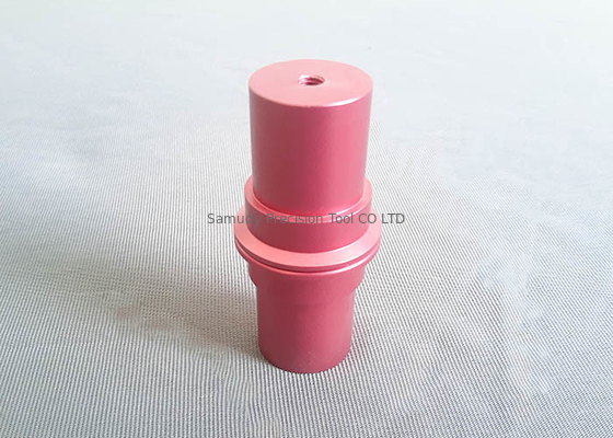 Red Anodizing CNC Machined Aluminum Parts Plating Nickel Finish