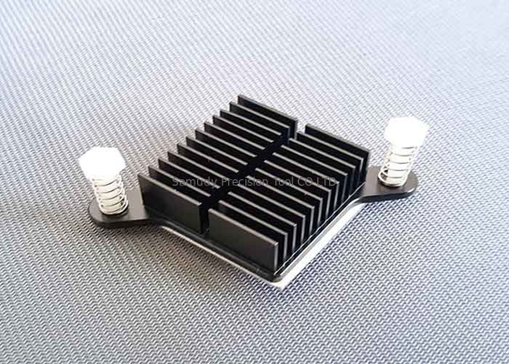Aluminum CNC Machining Metal Parts Heat Sink Base With Nickel Plating