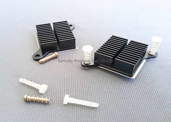 Nickel Plating Cnc Precision Components Zipper Fin Heat Sink For Equipment