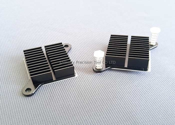 Nickel Plating Cnc Precision Components Zipper Fin Heat Sink For Equipment