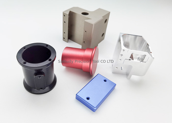 0.01mm Tolerance CNC Milling Turning Parts Hard Anodized OEM Sandblasting