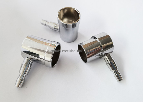 Anodized Aluminum CNC Machined Parts Turning Electroplating Colour