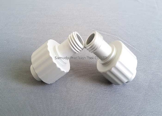 Enlarge Cnc Turned Components Aluminum 606 T6 Medical Pipe Hose Coupling