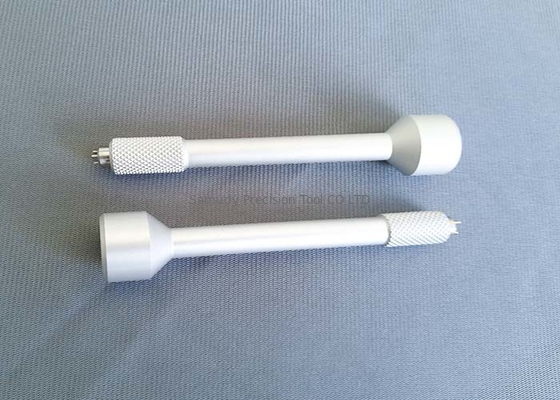 Silver CNC Machining Metal Parts , Polishing Electronic Spare Parts