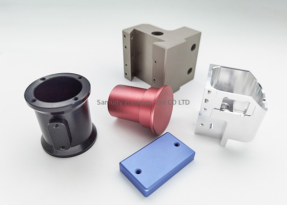 2D Drawing Anodized Aluminum Cnc Turning Fabrication Parts